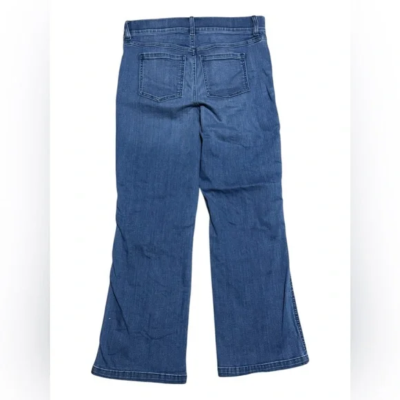 070 SPANX Women's Cropped Kick Flare Denim Pant - Vintage Indigo Blue, Medium - Picture 4 of 9